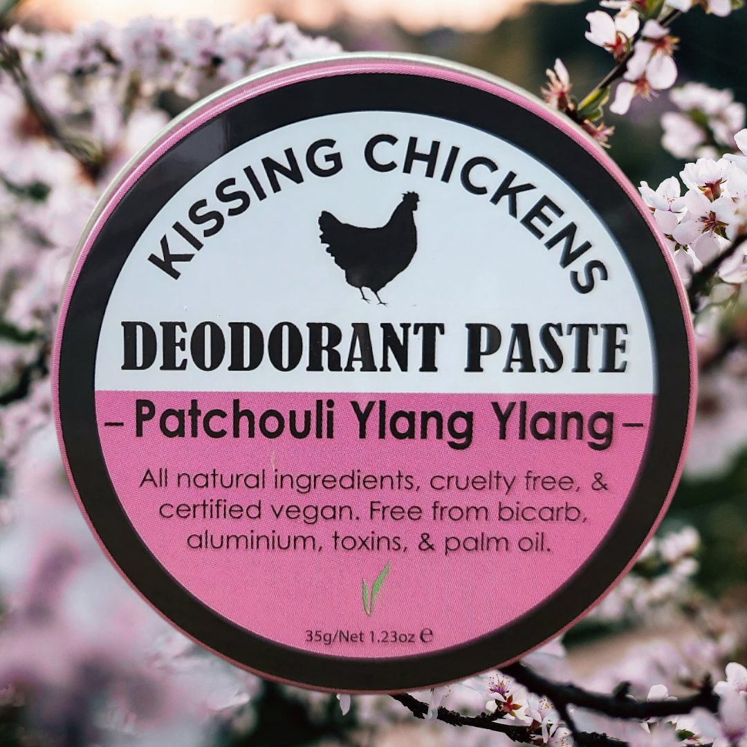 Kissing Chickens Deodorant Paste - Patchouli & Ylang Ylang