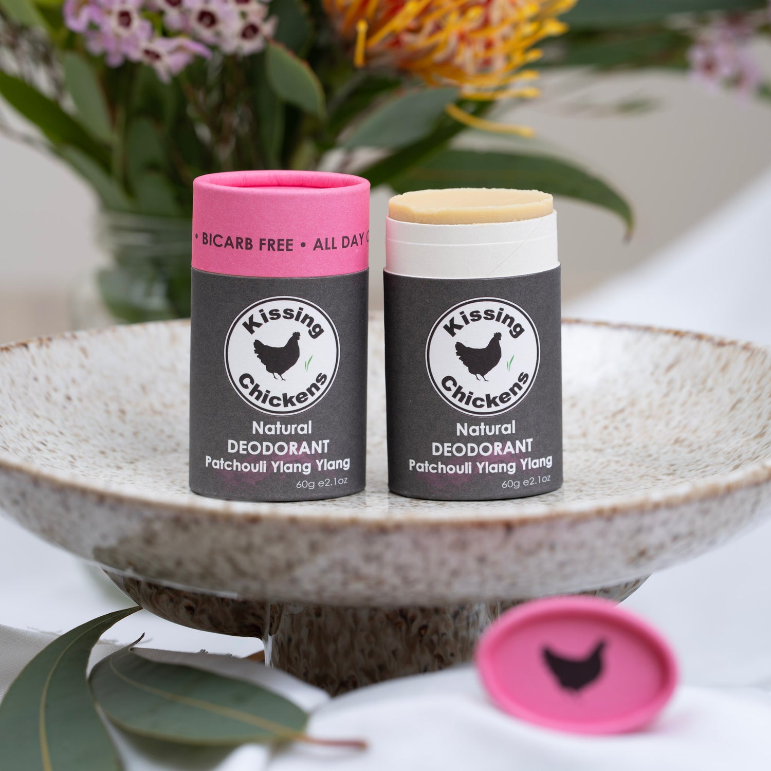 Kissing Chickens Deodorant Stick - Patchouli & Ylang Ylang
