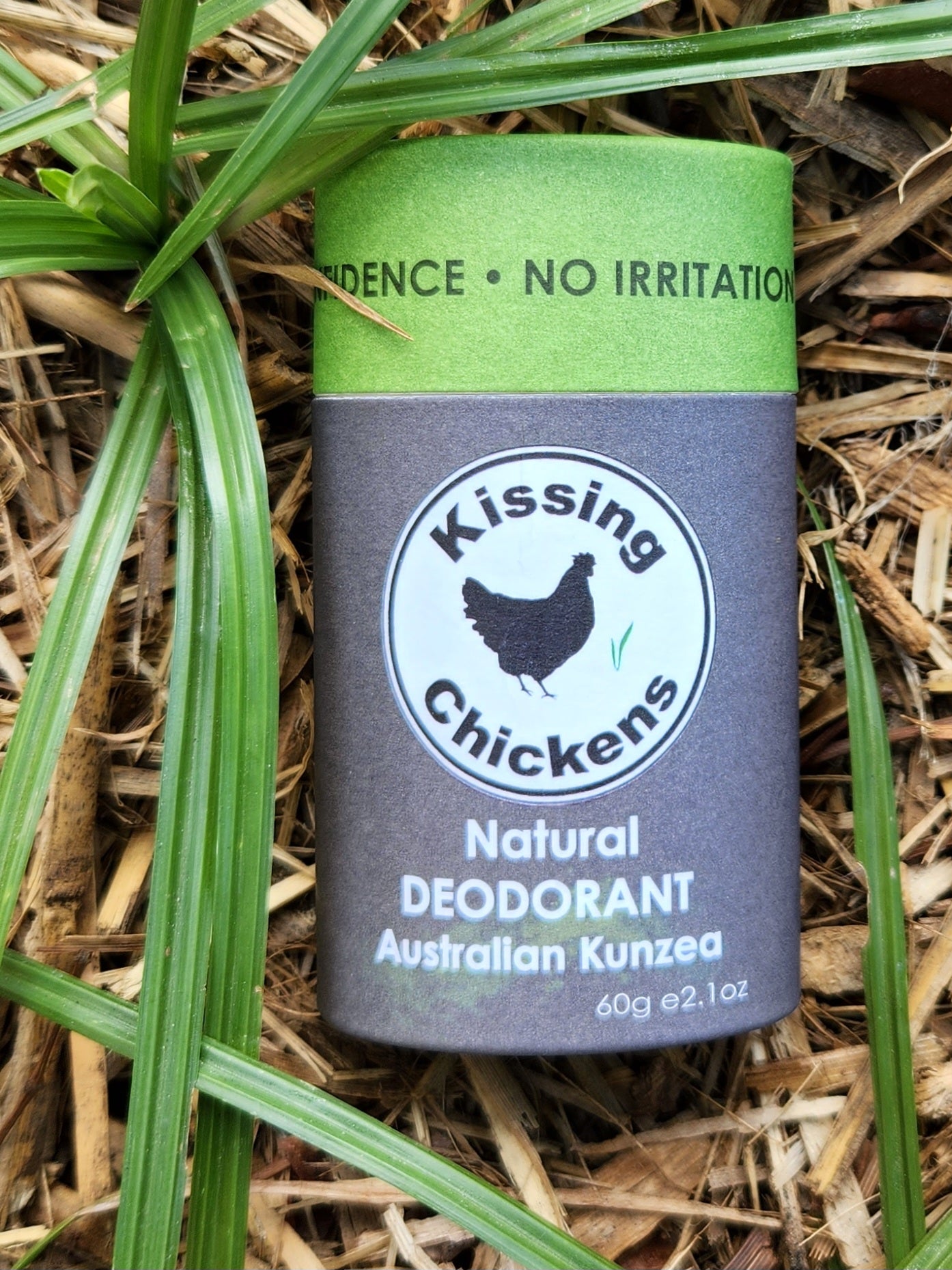 Kissing Chickens Natural Bicarb-Free Deodorant Stick - 60g Australian Kunzea