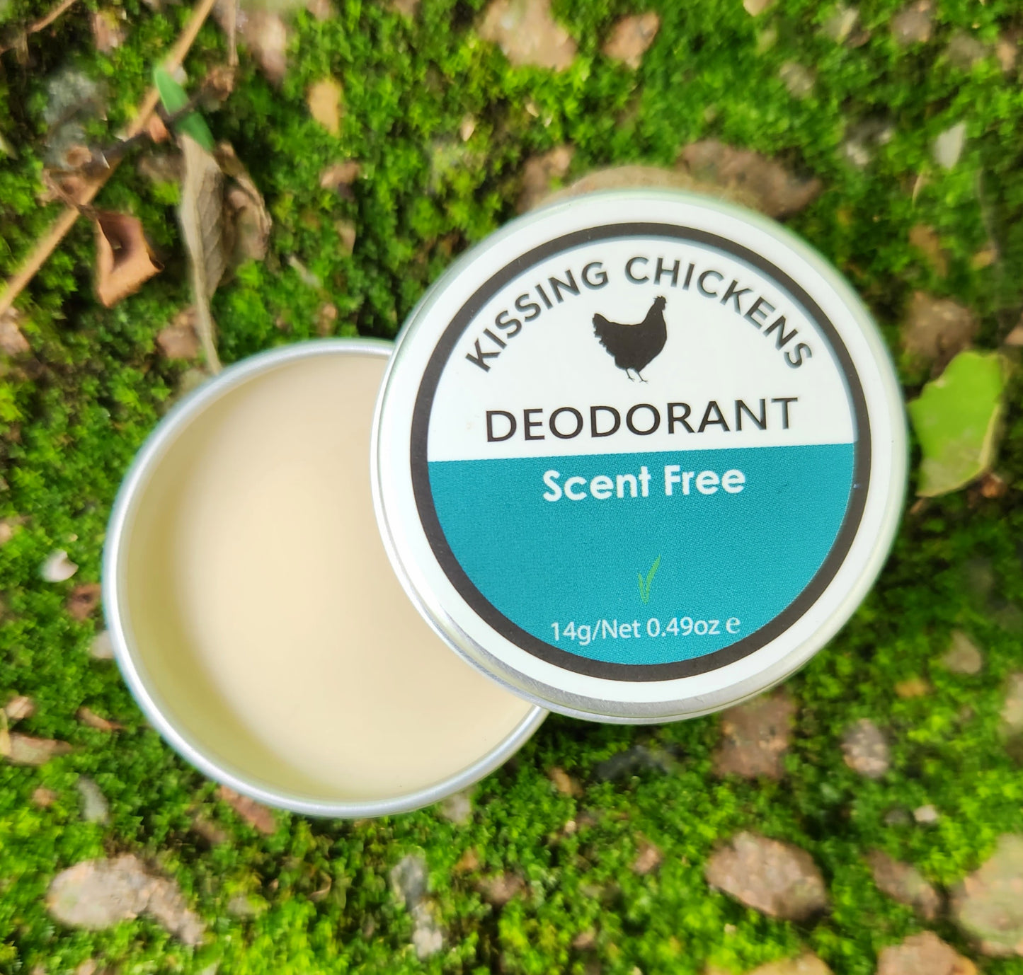 NEW PRODUCT! 14g Mini Tin Natural Deodorant Paste - Scent Free