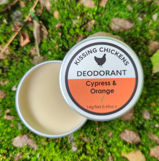 14g Mini Tin Natural Deodorant Paste - Cypress & Orange