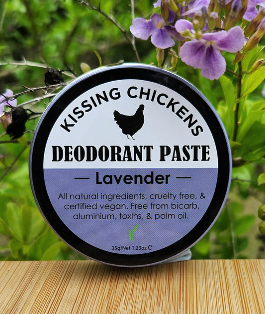Kissing Chickens Bicarb-Free Natural Deodorant Paste - Lavender 35g tin