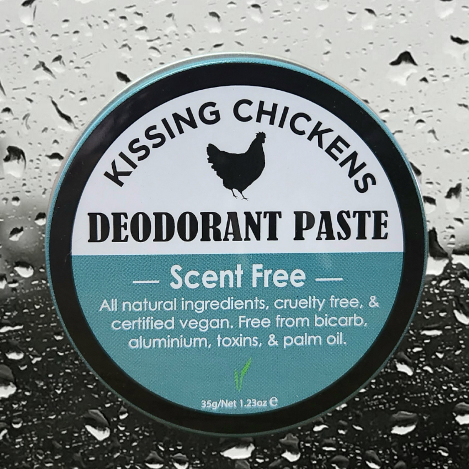 Kissing Chickens Deodorant Paste - Scent Free