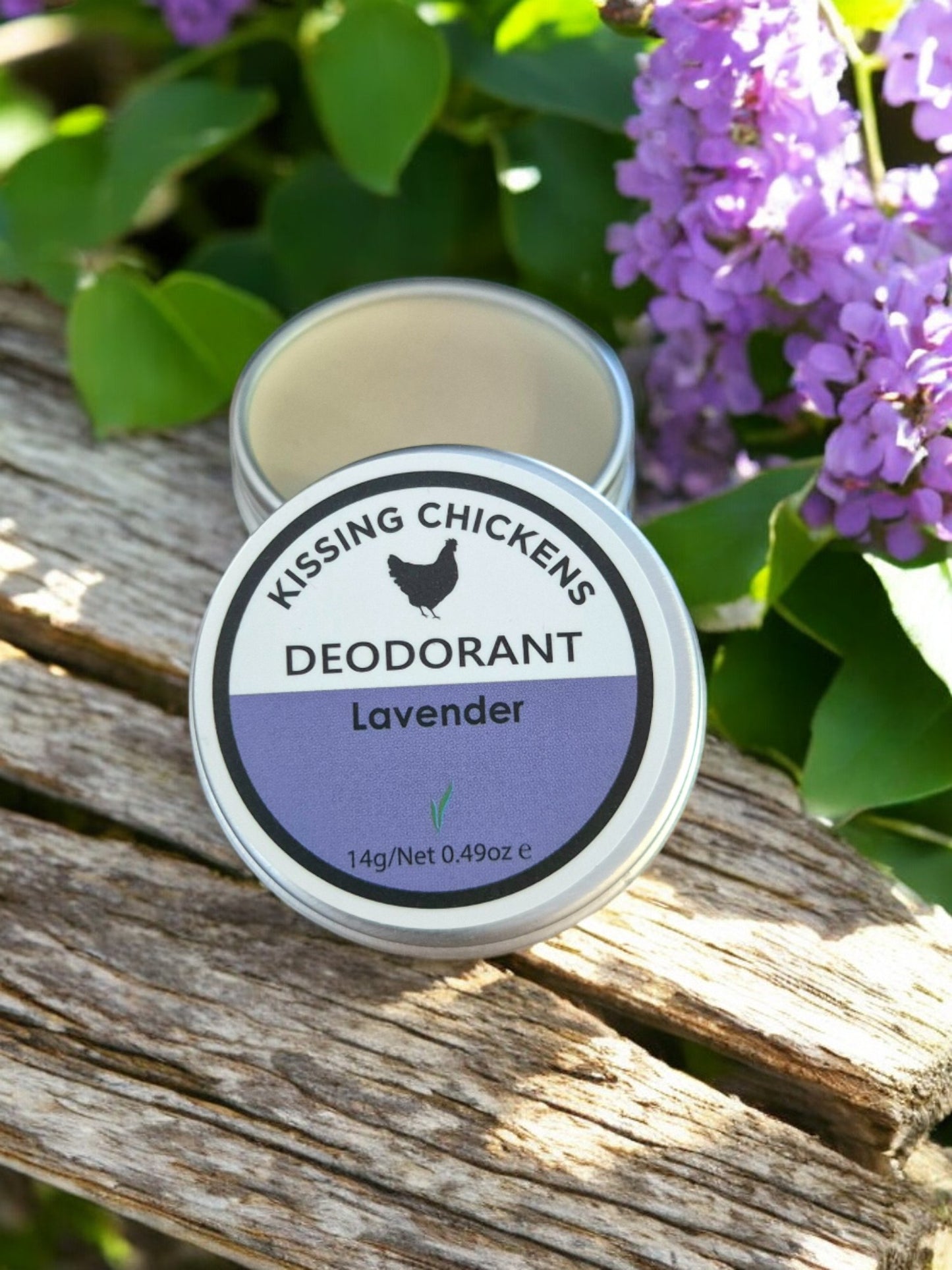 Kissing Chickens mini tin Lavender