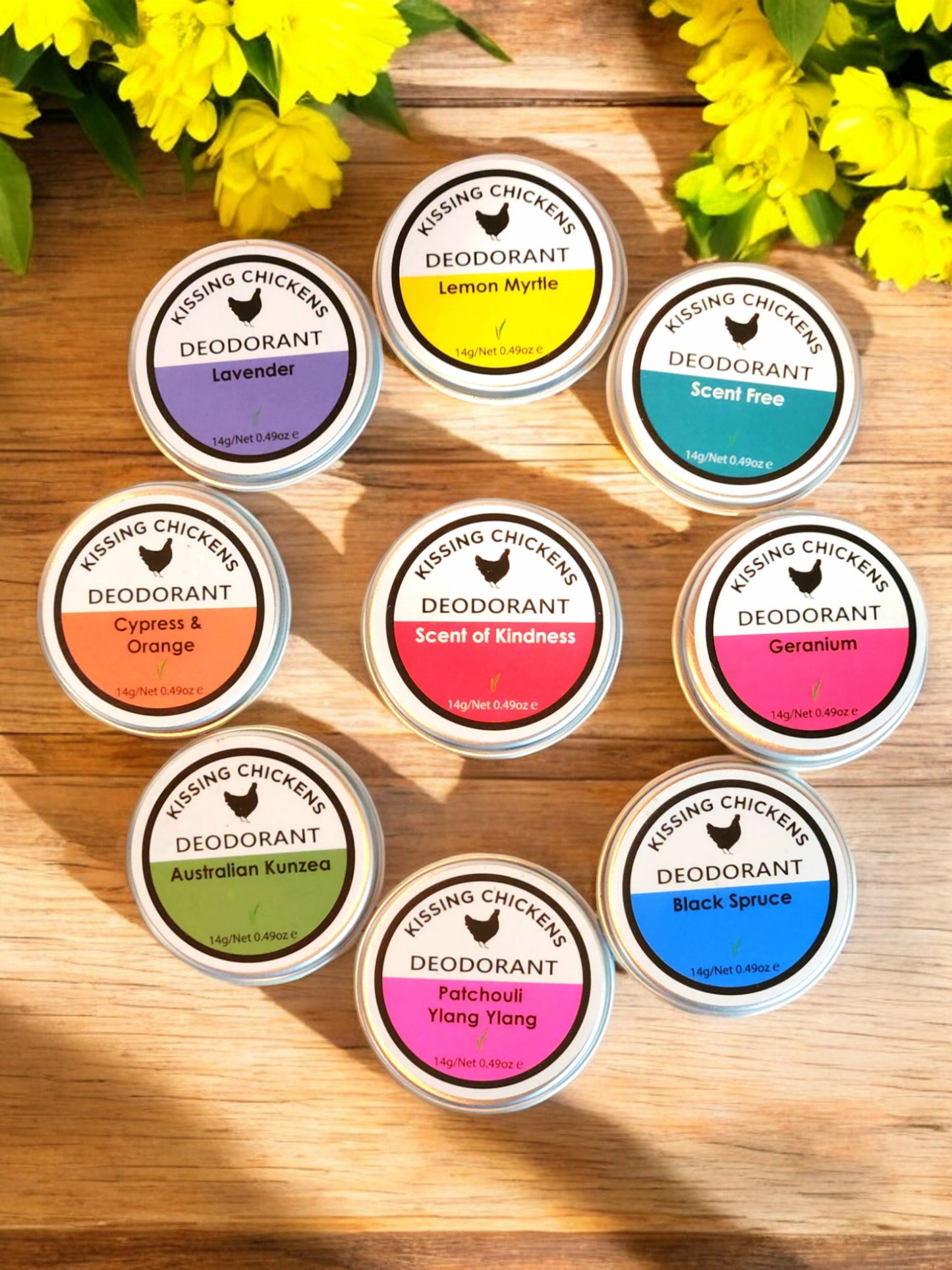 Kissing Chickens Mini-Tins - 10 to choose from!